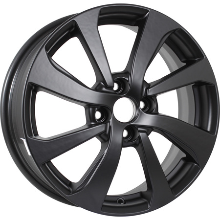 KDW KD1640 6x16 4*100 Et:50 Dia:60,1 Matt_Black_Painted KDW KD1640 6x16 4*100 Et:50 Dia:60,1 Matt_Black_Painted