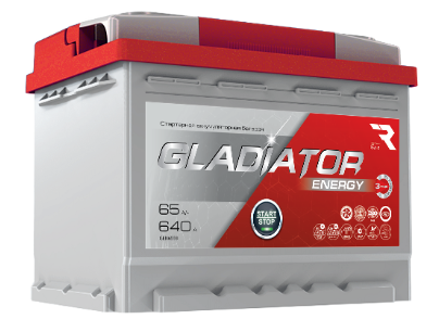 АКБ 6СТ - 65 Ач Gladiator Energy L АКБ 6СТ - 65 Ач Gladiator Energy L
